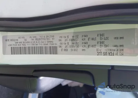 2018 Jeep Grand Cherokee Limited 4X4 z USA, uszkodzony, nr VIN 1C4RJFBG0JC487590